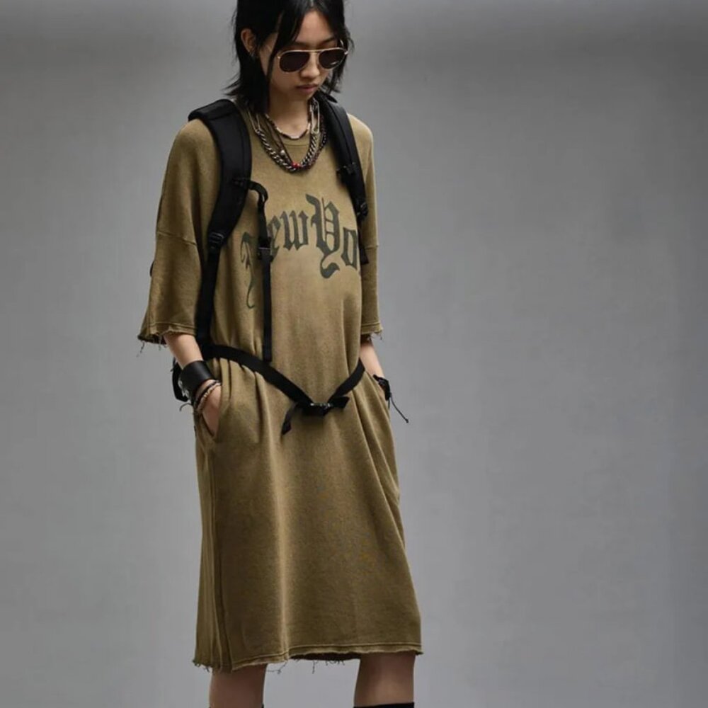 R13 Elongated T-Shirt Dress XS/S